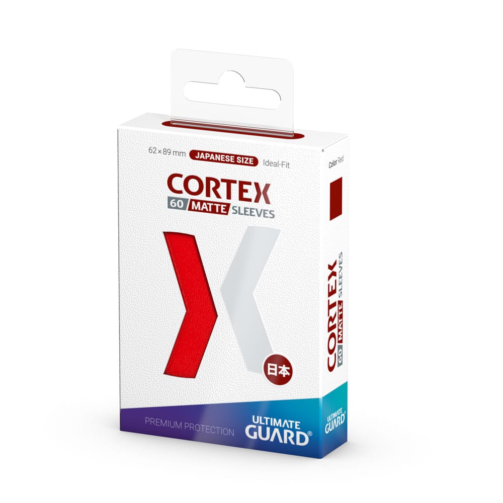 Ultimate Guard Cortex Sleeves Matte formato giapponese (60) - Rosse