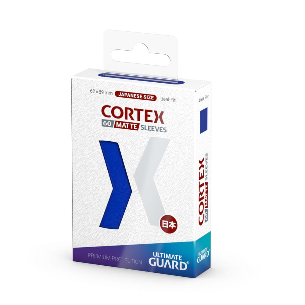 Ultimate Guard Cortex Sleeves Matte - Custodie per Carte Formato Giapponese (60) - Blu