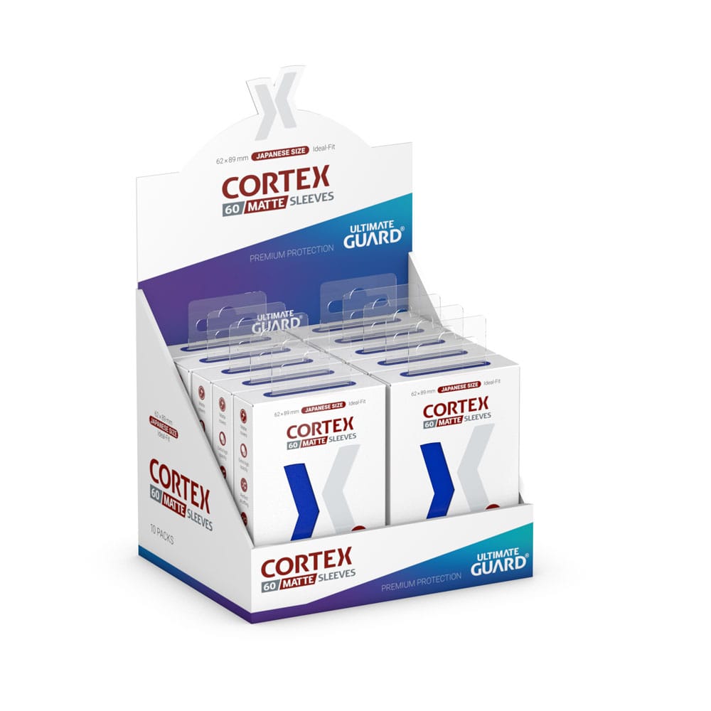 Ultimate Guard Cortex Sleeves Matte - Custodie per Carte Formato Giapponese (60) - Blu