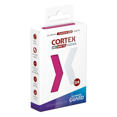 Ultimate Guard Cortex Sleeves formato giapponese, fronte opaco, 60 buste - Rosa