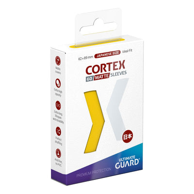 Ultimate Guard Cortex Sleeves Matte Japanese Size (60) - Giallo