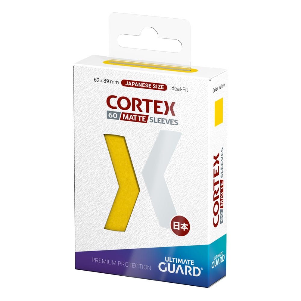 Ultimate Guard Cortex Sleeves Matte Japanese Size (60) - Giallo