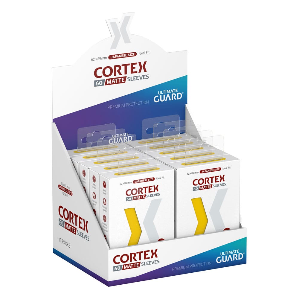 Ultimate Guard Cortex Sleeves Matte Japanese Size (60) - Giallo