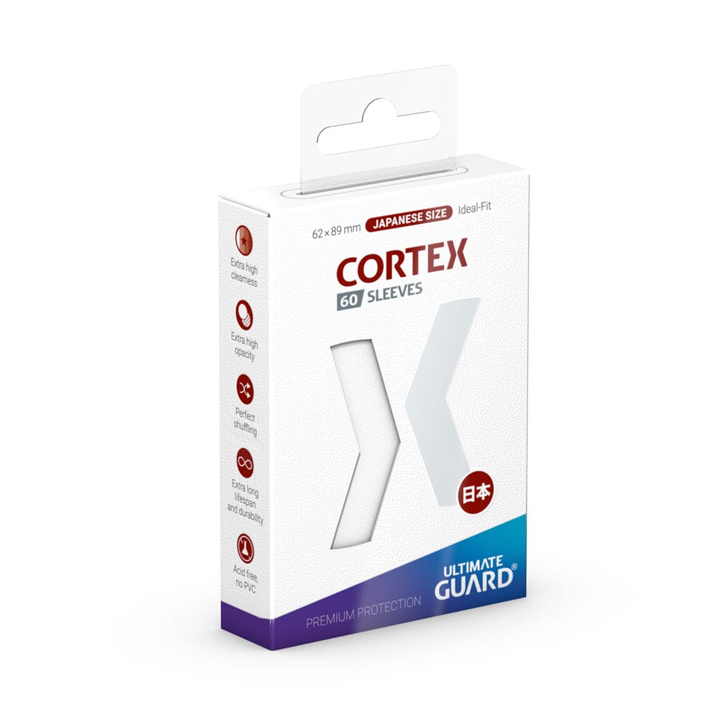 Ultimate Guard Cortex Sleeves formato giapponese (60) - Bianco