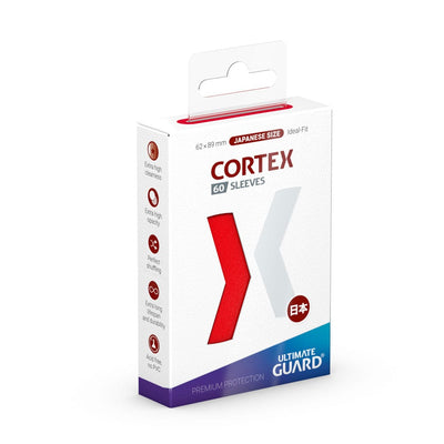 Ultimate Guard Cortex Bustine per Carte Formato Giapponese (60) - Rosse