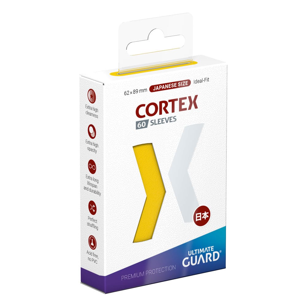 Ultimate Guard Cortex Sleeves formato giapponese (60) - Giallo