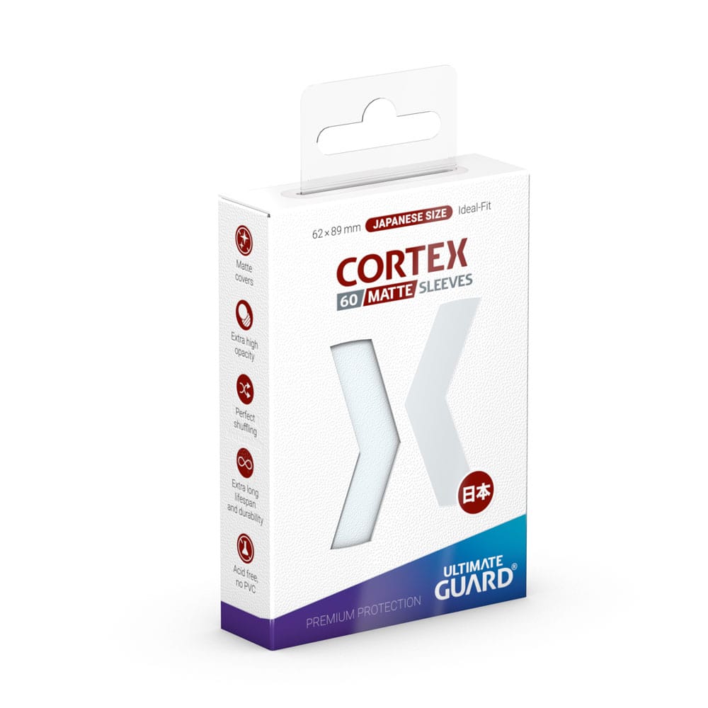 Ultimate Guard Cortex Sleeves Matte Japanese Size (60) - Trasparenti