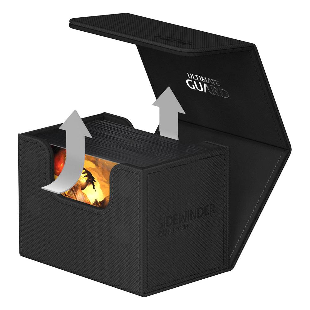 Ultimate Guard Sidewinder 80+ Xenoskin Deck Box - Nero