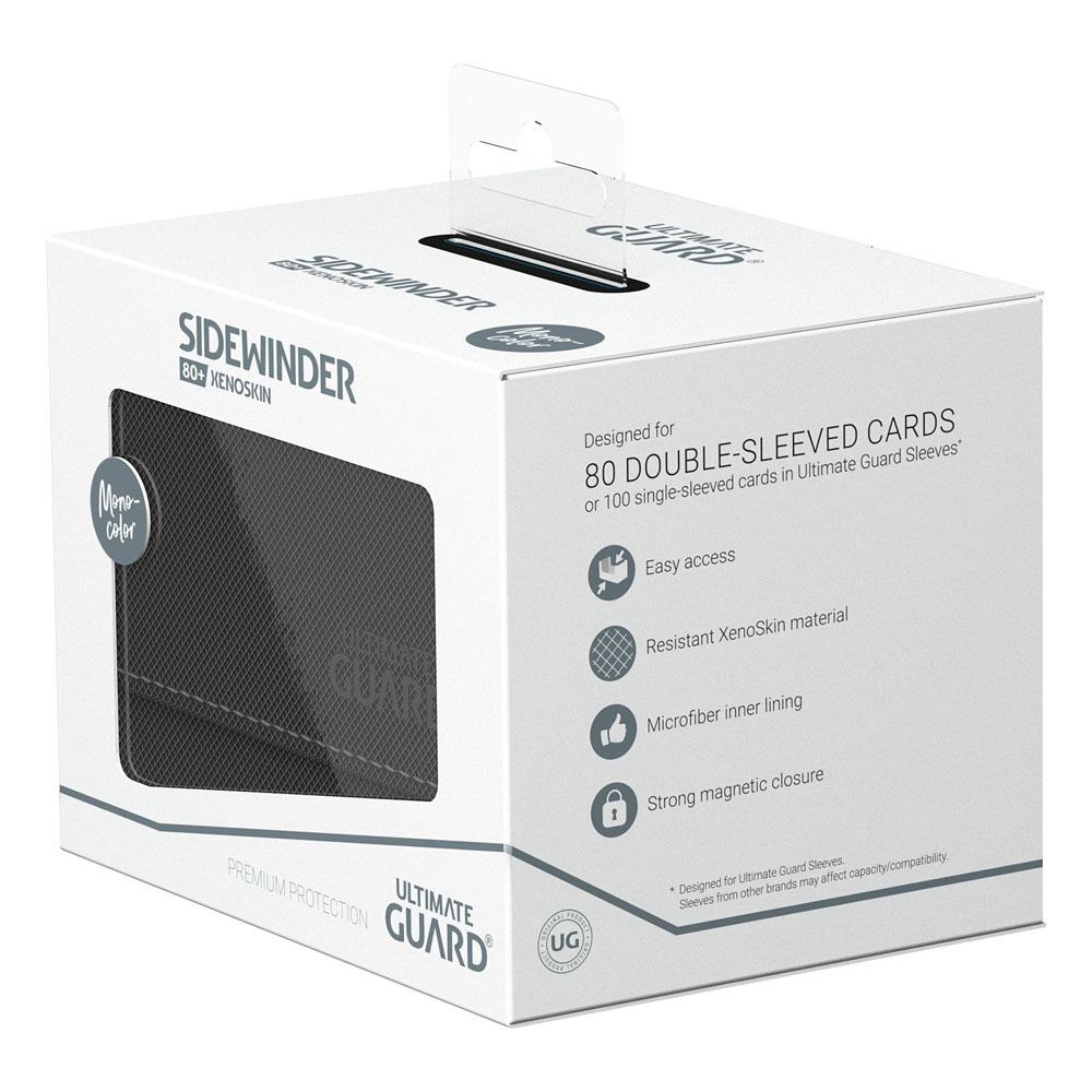 Ultimate Guard Sidewinder 80+ Xenoskin Deck Box - Nero