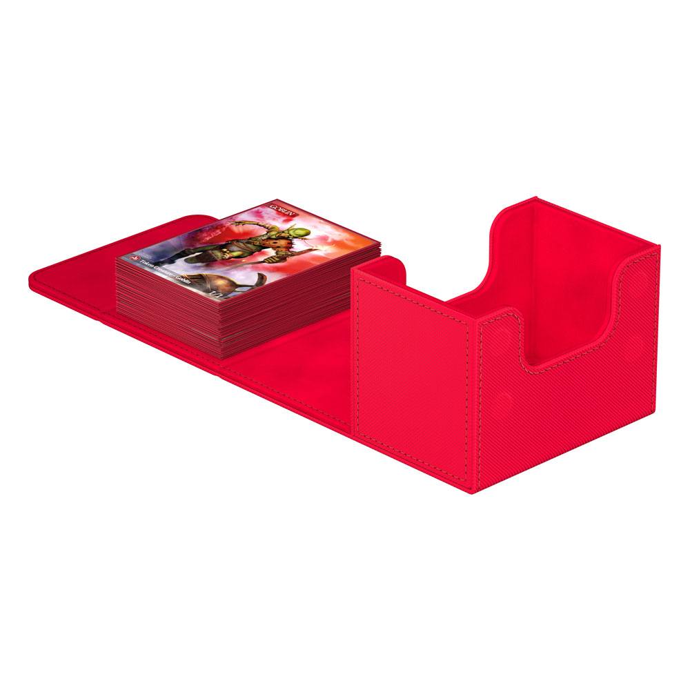 Ultimate Guard Sidewinder 80+ Xenoskin Deck Box - Rosso