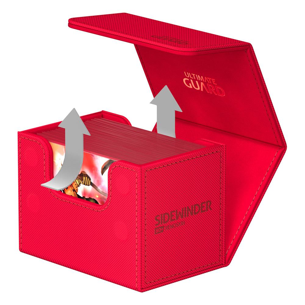 Ultimate Guard Sidewinder 80+ Xenoskin Deck Box - Rosso