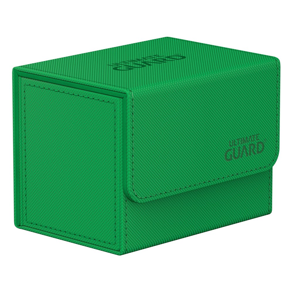 Ultimate Guard Sidewinder 80+ Xenoskin Deck Box Verde - Portacarte Magnetico per TCG