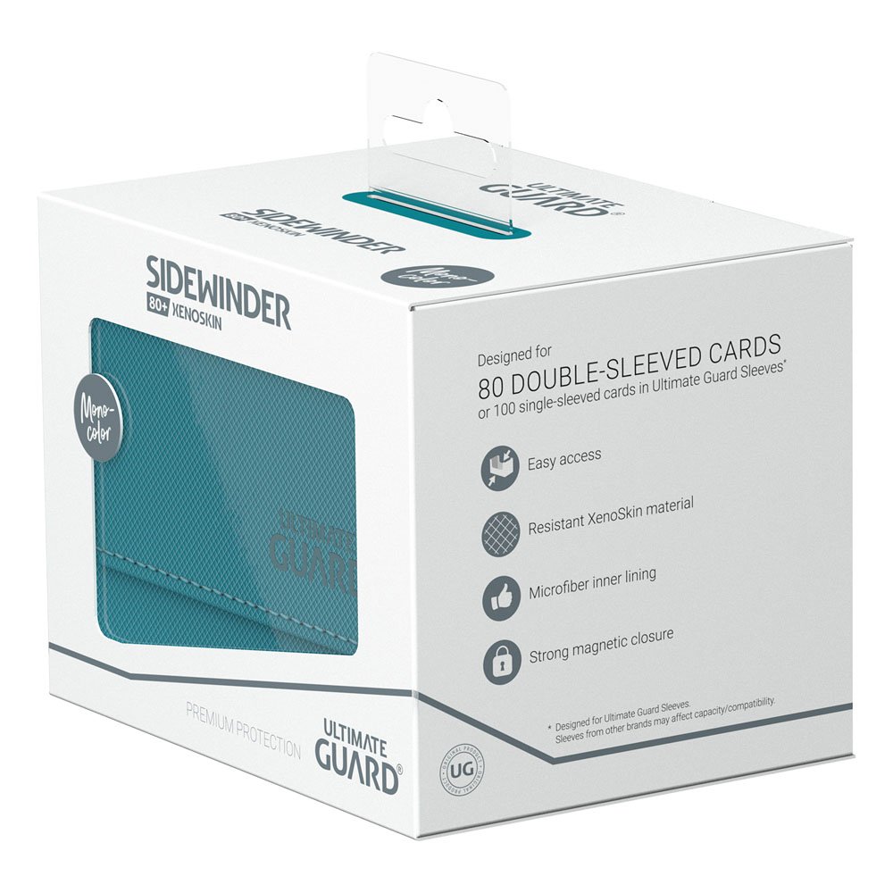 Ultimate Guard Sidewinder 80+ Xenoskin Deck Box - Petrol