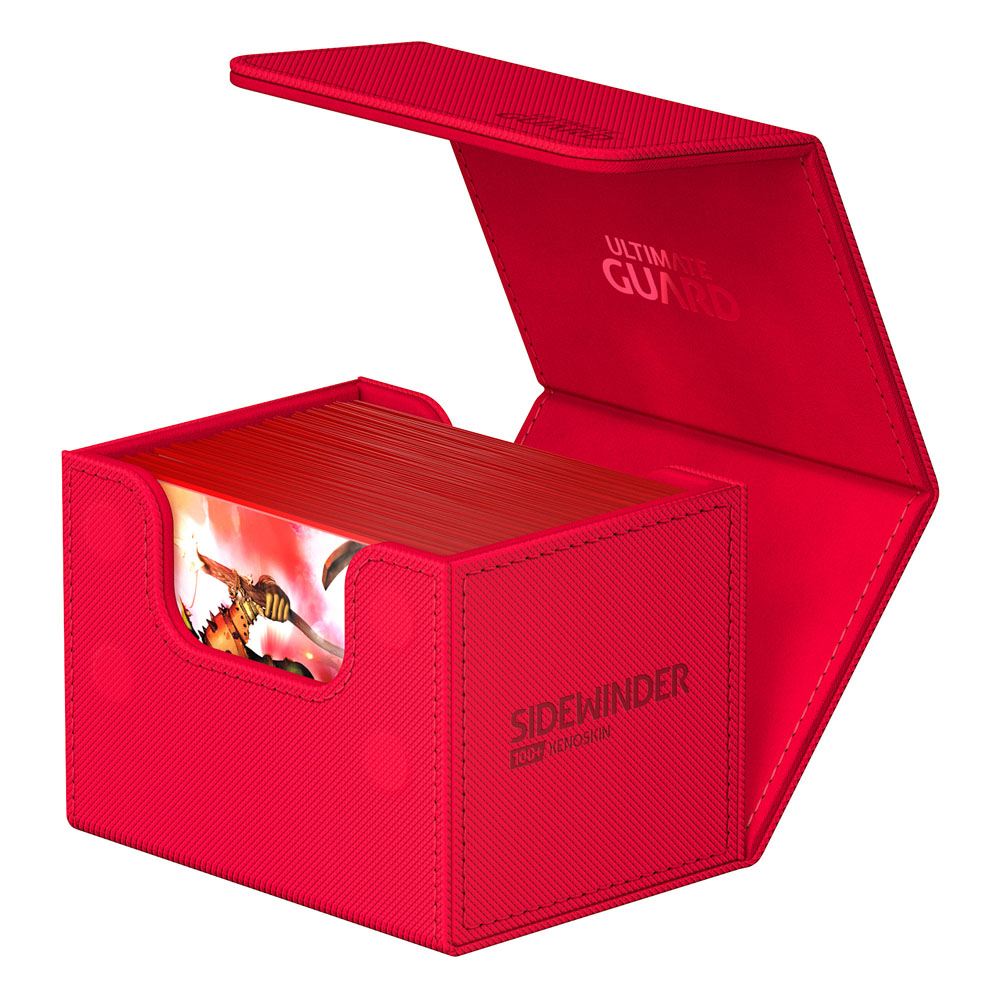 Ultimate Guard Sidewinder 100+ Xenoskin Deck Box - Rosso