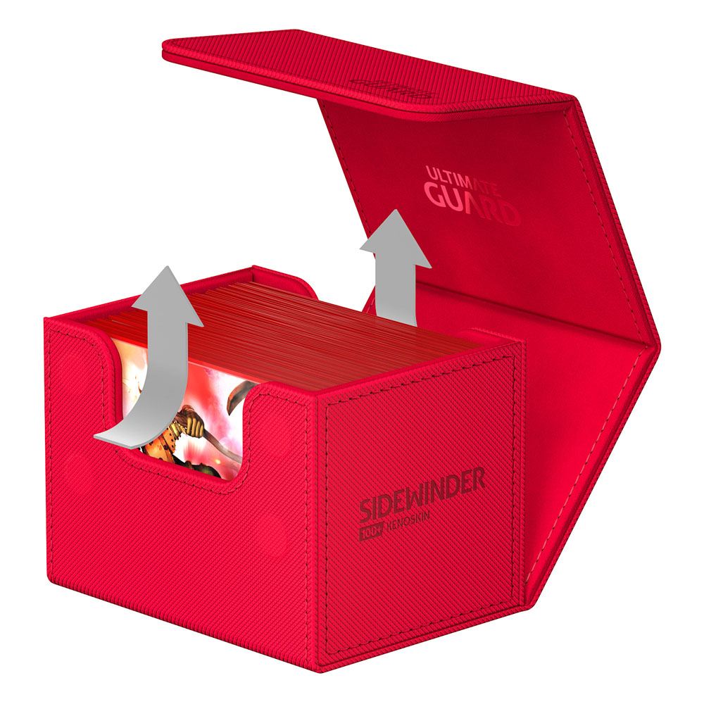Ultimate Guard Sidewinder 100+ Xenoskin Deck Box - Rosso
