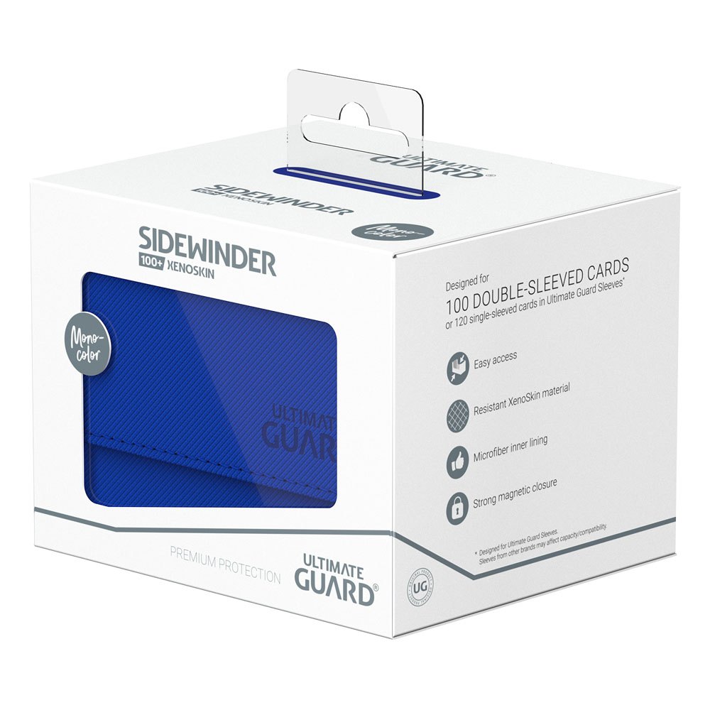 Ultimate Guard Sidewinder 100+ Xenoskin Portamazzi Blu - Deck Box per TCG