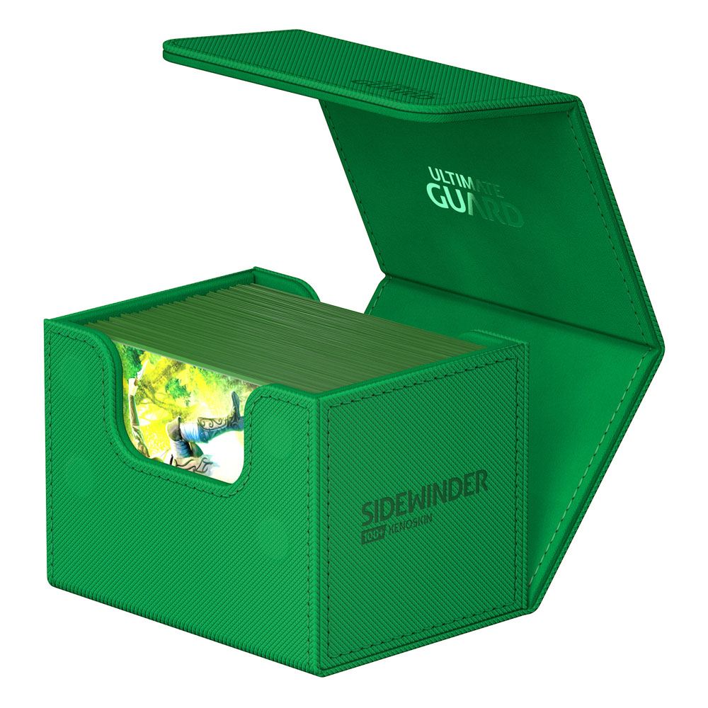 Ultimate Guard Sidewinder 100+ Xenoskin Deck Box Verde - Portamazzi per TCG