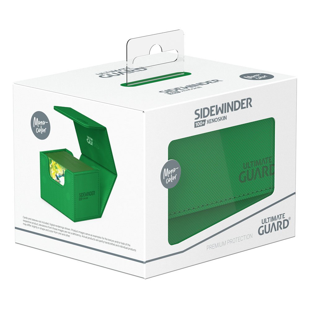 Ultimate Guard Sidewinder 100+ Xenoskin Deck Box Verde - Portamazzi per TCG