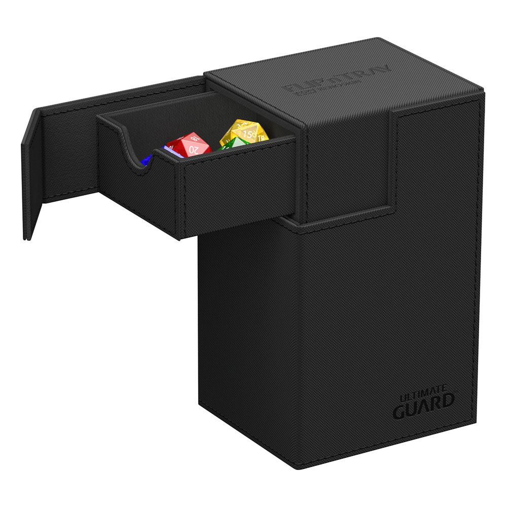 Ultimate Guard Flip'n'Tray 80+ Xenoskin Portacarte - Nero