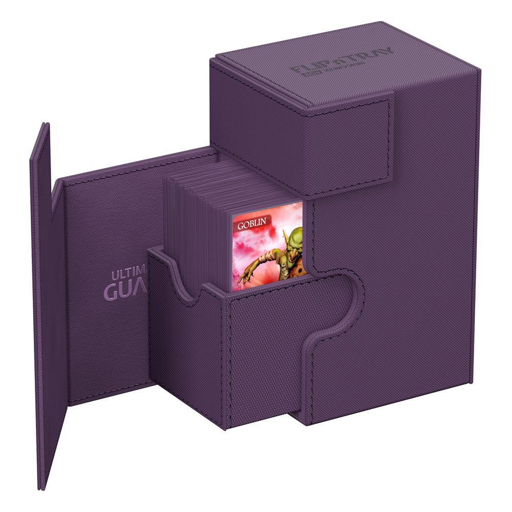 Ultimate Guard Flip'n'Tray 80+ Xenoskin Deck Box - Viola