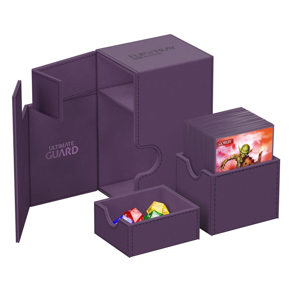 Ultimate Guard Flip'n'Tray 80+ Xenoskin Deck Box - Viola
