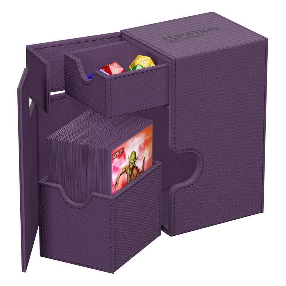 Ultimate Guard Flip'n'Tray 80+ Xenoskin Deck Box - Viola
