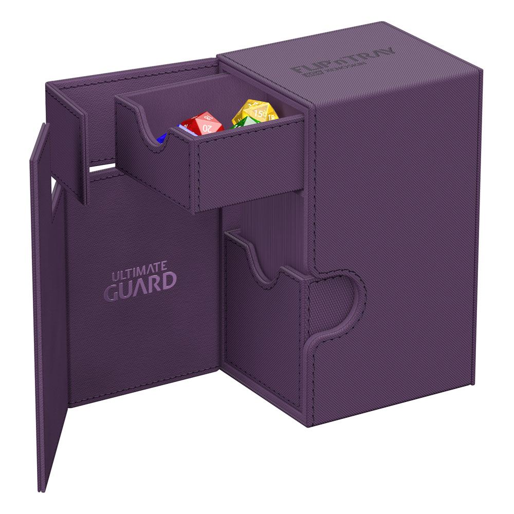Ultimate Guard Flip'n'Tray 80+ Xenoskin Deck Box - Viola