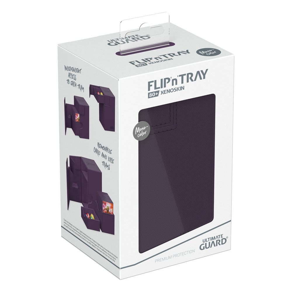 Ultimate Guard Flip'n'Tray 80+ Xenoskin Deck Box - Viola