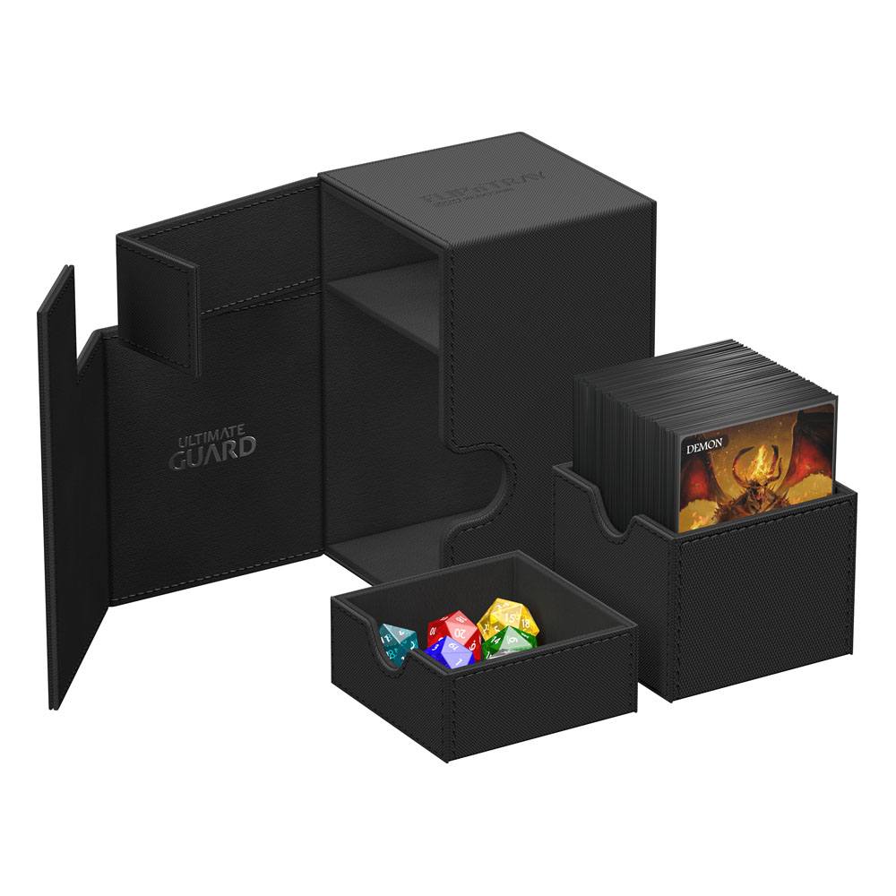 Ultimate Guard Flip'n'Tray 100+ Xenoskin Deck Box - Nero