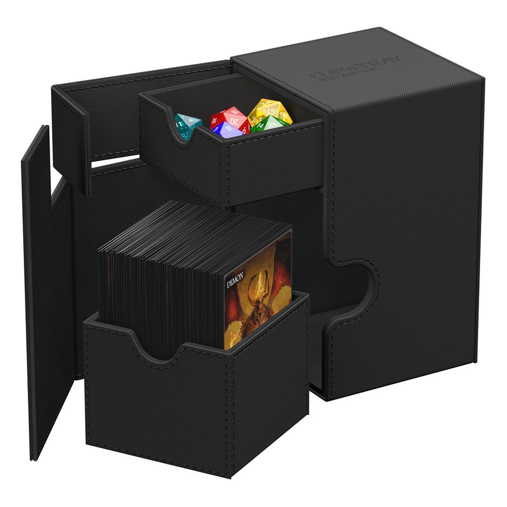 Ultimate Guard Flip'n'Tray 100+ Xenoskin Deck Box - Nero