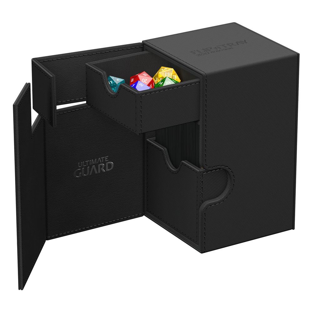 Ultimate Guard Flip'n'Tray 100+ Xenoskin Deck Box - Nero