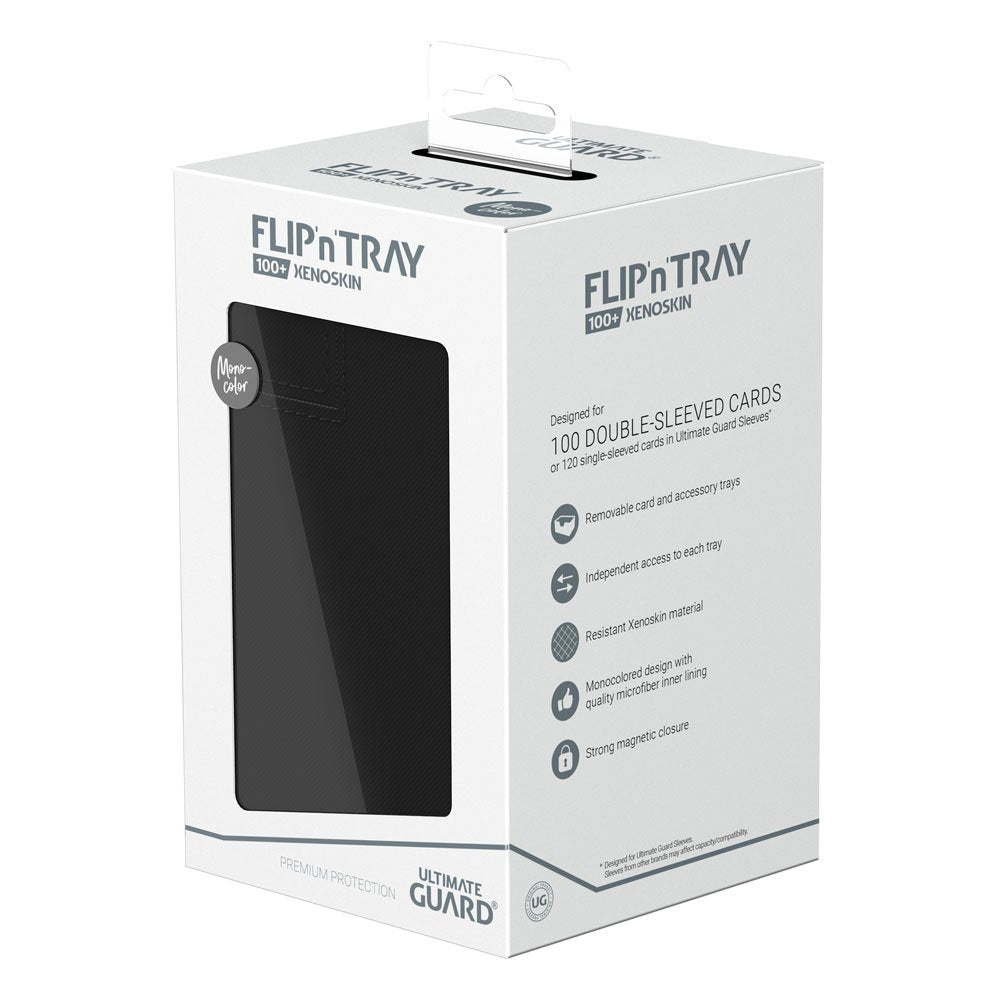 Ultimate Guard Flip'n'Tray 100+ Xenoskin Deck Box - Nero
