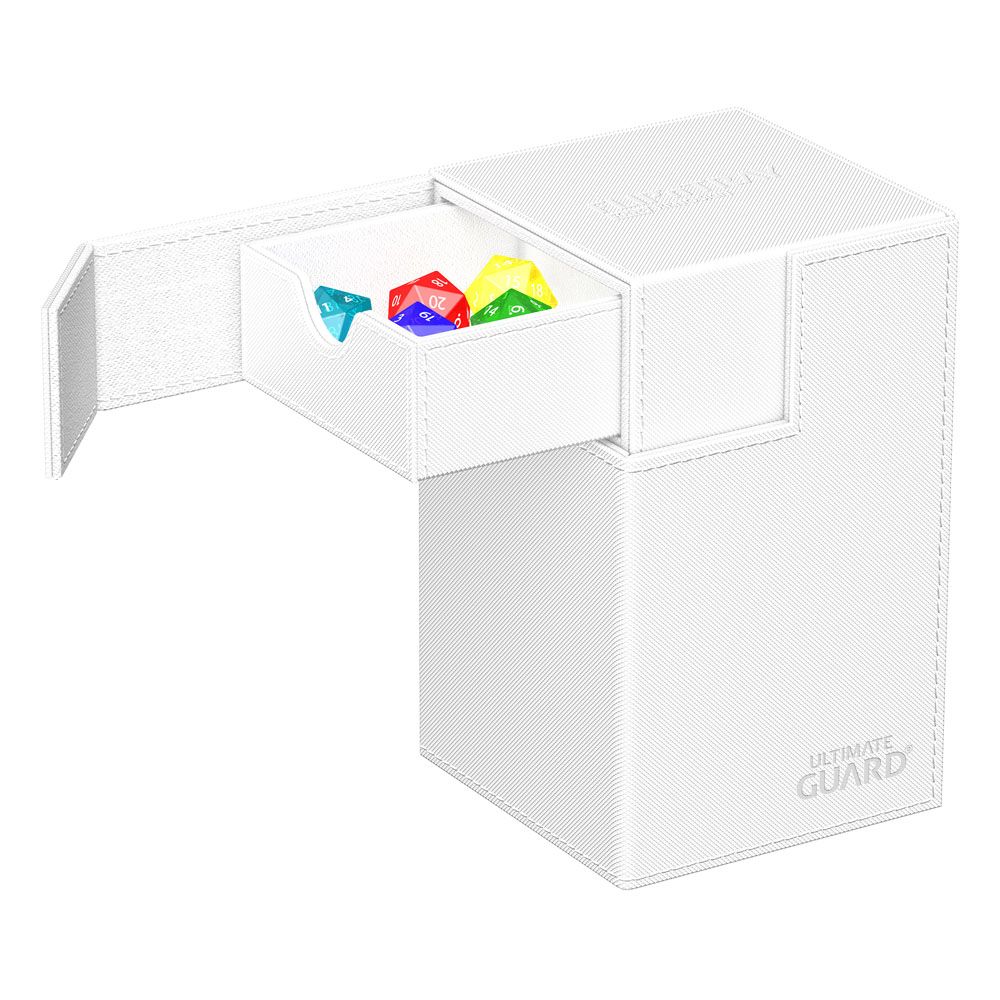 Ultimate Guard Flip'n'Tray 100+ Xenoskin Deck Box Bianco