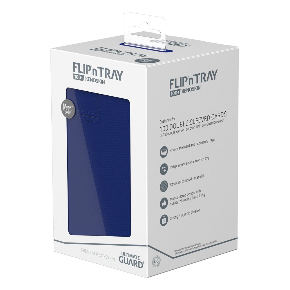 Ultimate Guard Flip'n'Tray 100+ Xenoskin Deck Box - Blu