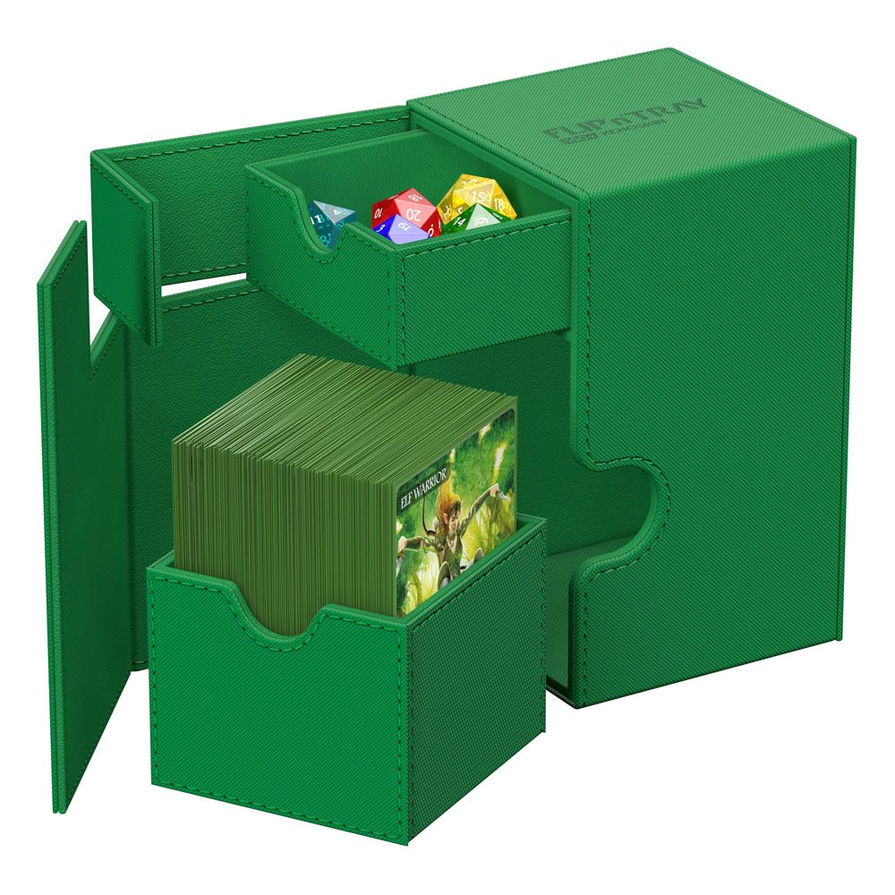 Ultimate Guard Flip'n'Tray 100+ Xenoskin Deck Box Verde