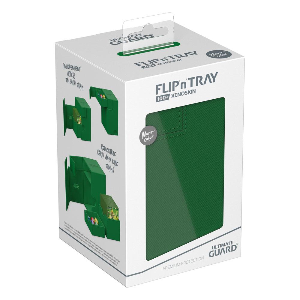 Ultimate Guard Flip'n'Tray 100+ Xenoskin Deck Box Verde