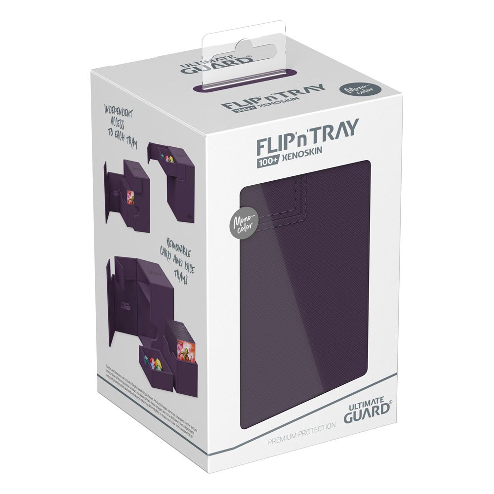 Ultimate Guard Flip'n'Tray 100+ Xenoskin Porta Mazzi Viola