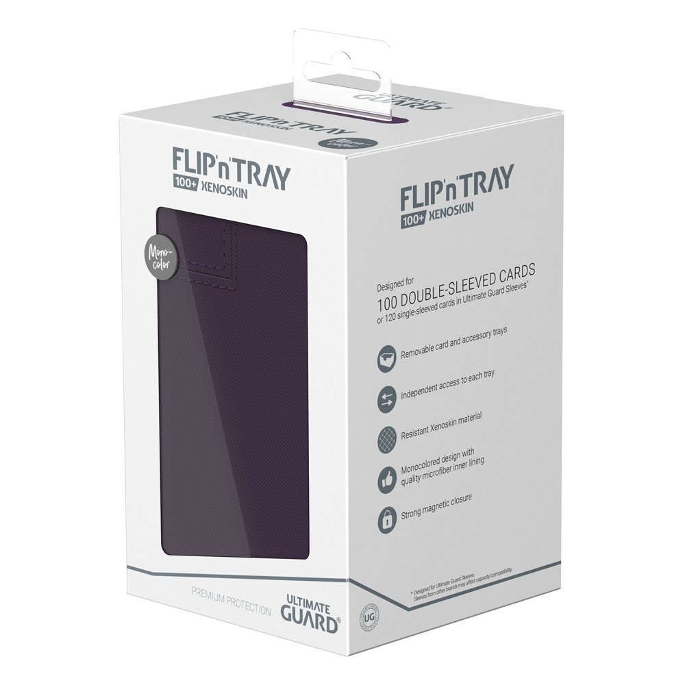 Ultimate Guard Flip'n'Tray 100+ Xenoskin Porta Mazzi Viola