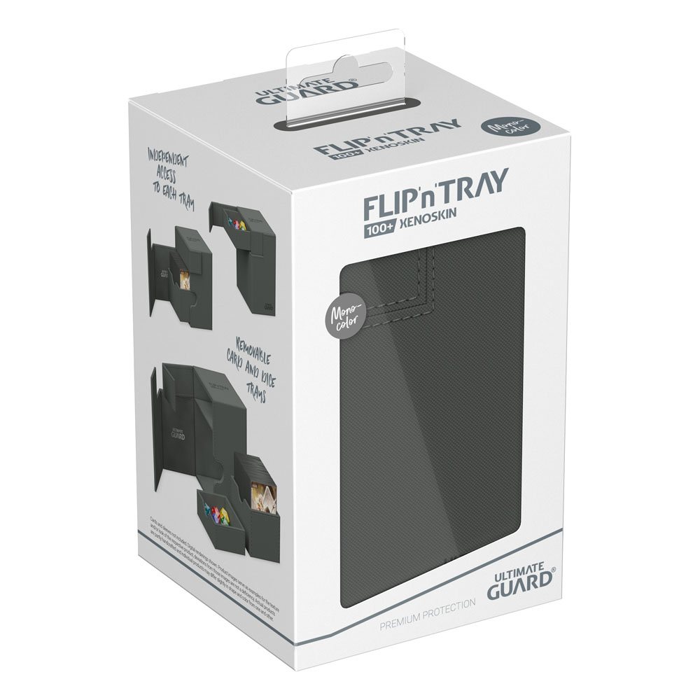 Ultimate Guard Flip'n'Tray 100+ Xenoskin Deck Box - Grigia