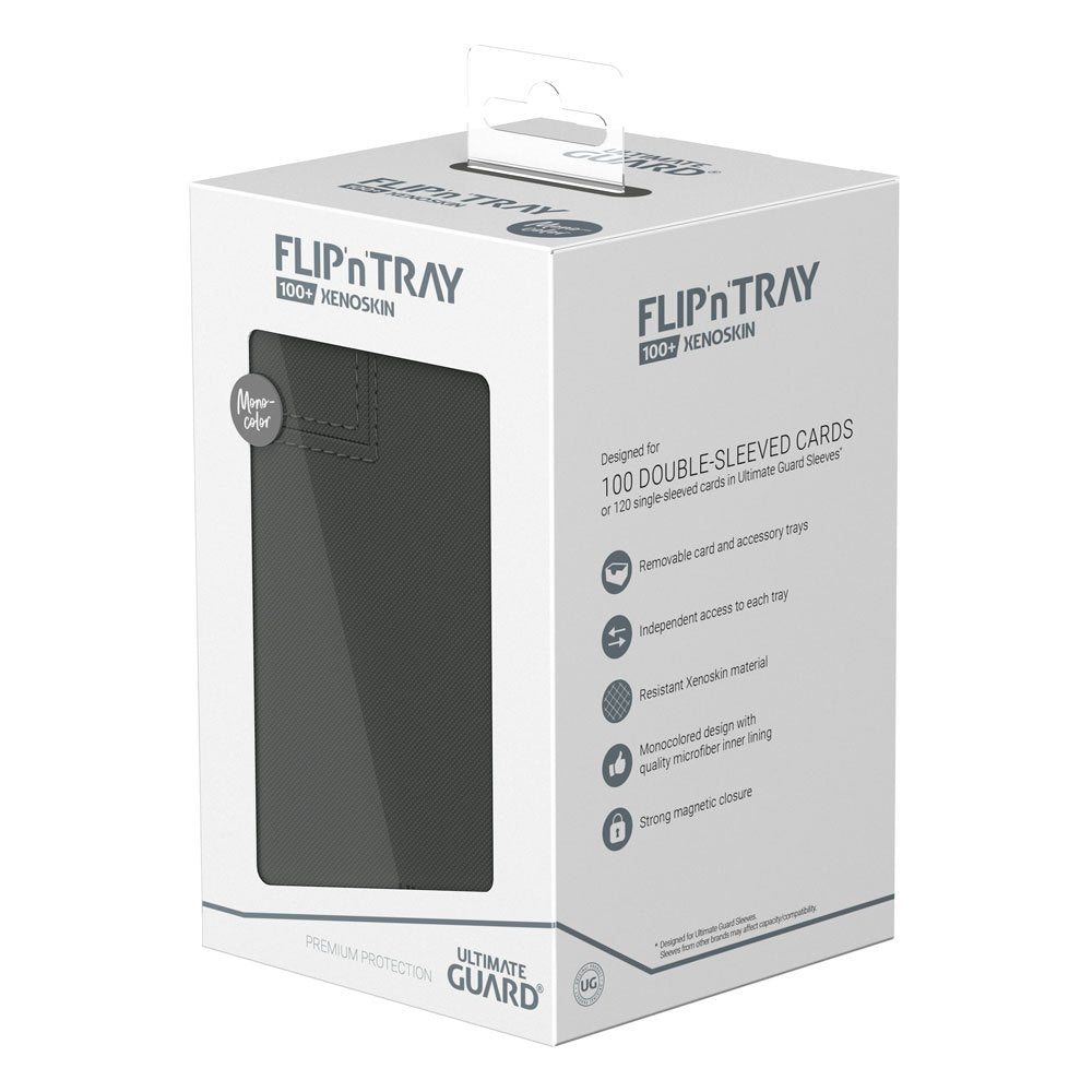 Ultimate Guard Flip'n'Tray 100+ Xenoskin Deck Box - Grigia