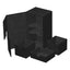 Ultimate Guard Twin Flip'n'Tray 200+ Xenoskin - Deck box nera per 200+ carte