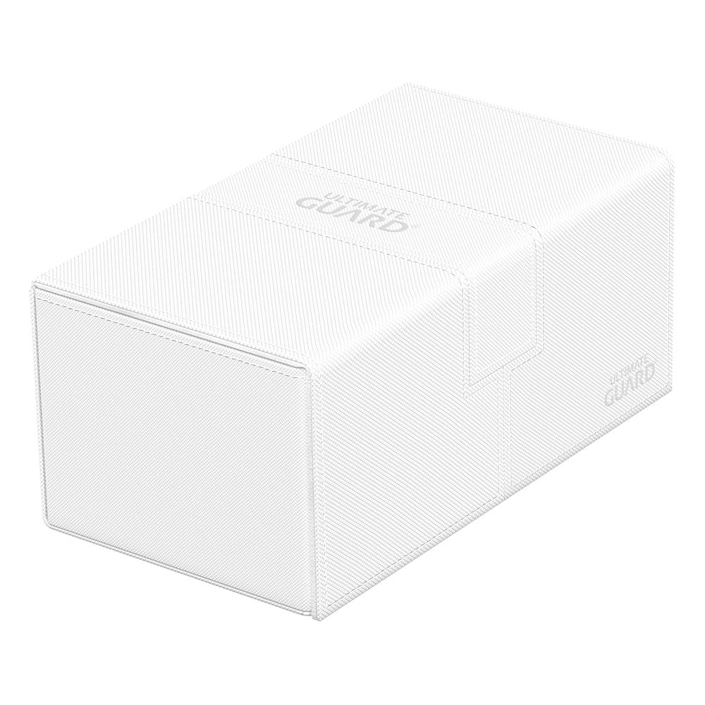 Ultimate Guard Twin Flip'n'Tray 200+ Xenoskin Deck Box Bianco