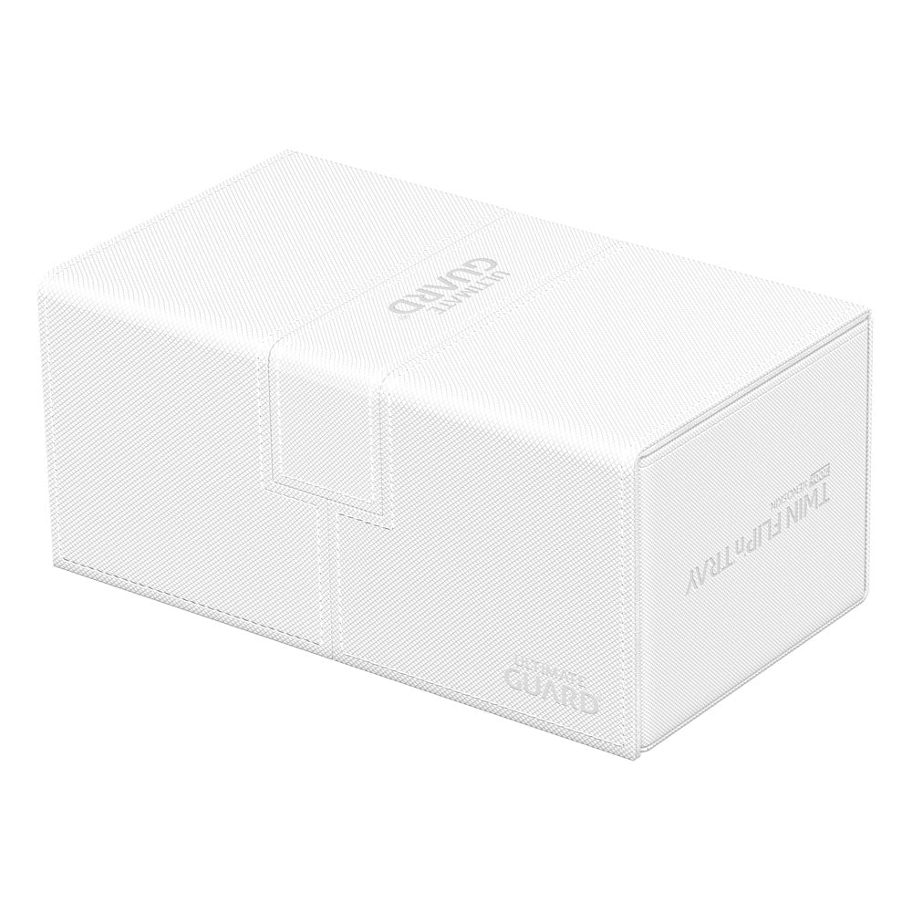 Ultimate Guard Twin Flip'n'Tray 200+ Xenoskin Deck Box Bianco