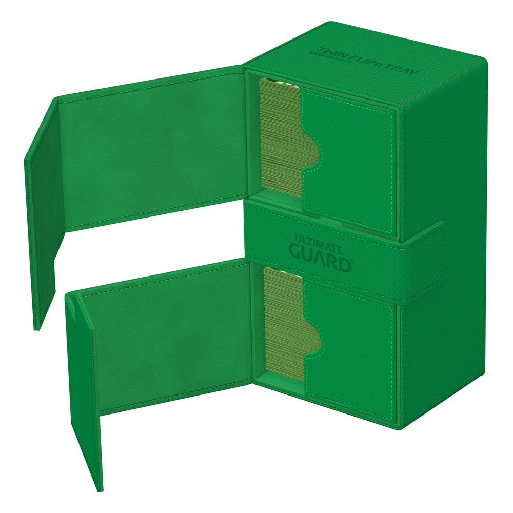 Ultimate Guard Twin Flip'n'Tray 200+ Xenoskin Deck Box Verde