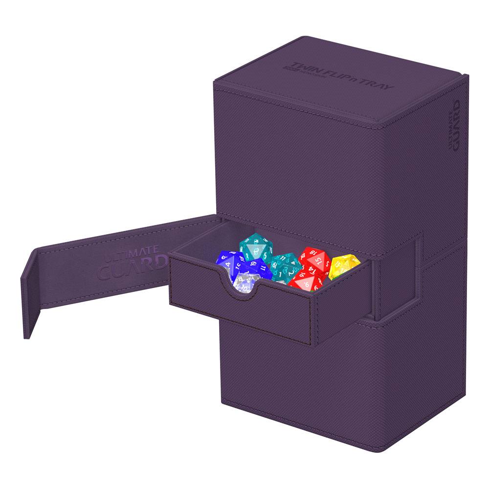 Ultimate Guard Twin Flip'n'Tray 200+ Xenoskin - Deck Box Viola per TCG