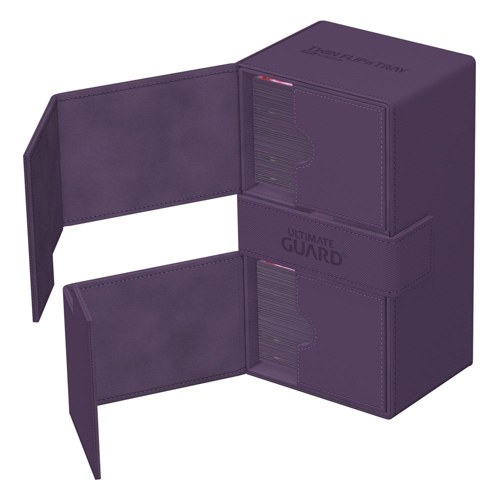 Ultimate Guard Twin Flip'n'Tray 200+ Xenoskin - Deck Box Viola per TCG