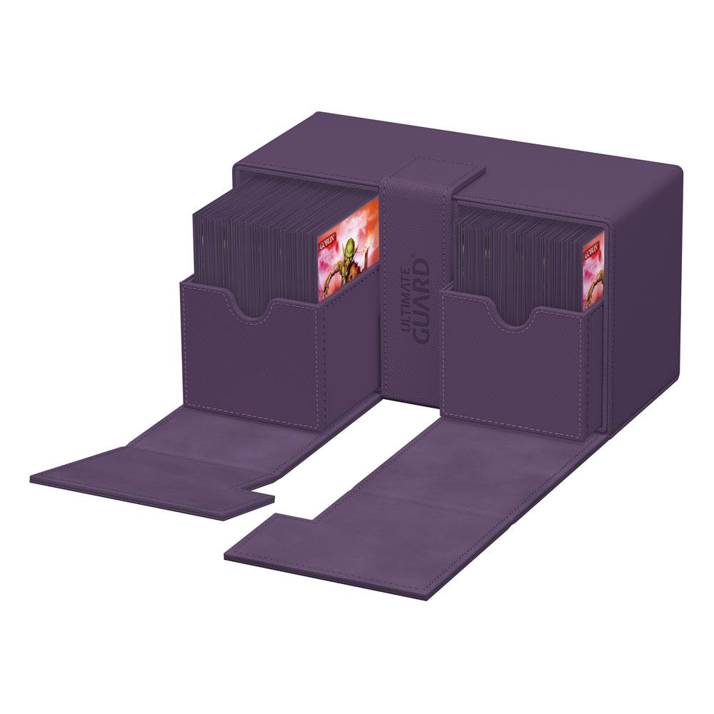 Ultimate Guard Twin Flip'n'Tray 200+ Xenoskin - Deck Box Viola per TCG