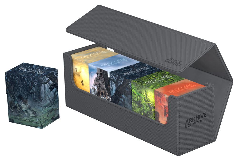 Ultimate Guard Arkhive 400+ Xenoskin - Custodia per carte grigia
