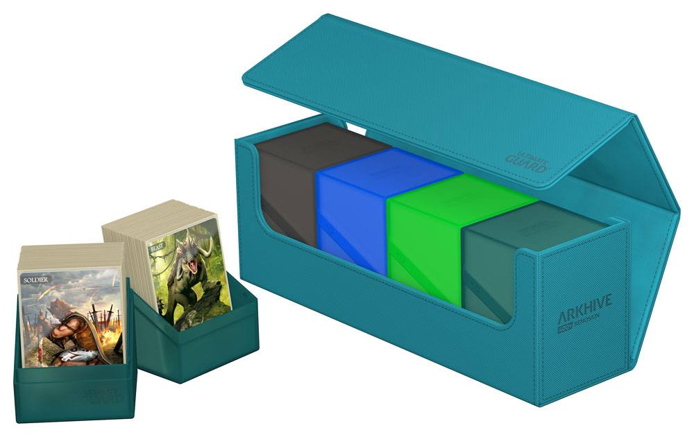 Ultimate Guard Arkhive 400+ Xenoskin Portacarte Magnetico - Petrol