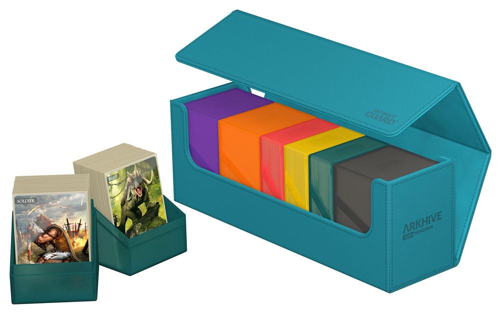 Ultimate Guard Arkhive 400+ Xenoskin Portacarte Magnetico - Petrol